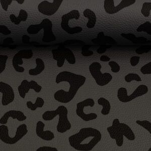 KUNSTLÆDER - HAPPY LEO, GRÅ