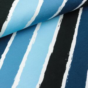 FRENCH TERRY - DIAGONALLY, LYSEBLÅ/BLÅ