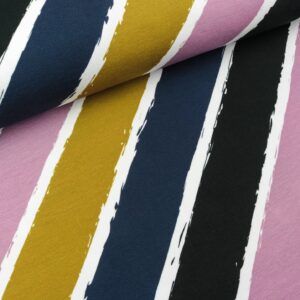 FRENCH TERRY - DIAGONALLY, ROSA/OKKERGUL