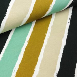 FRENCH TERRY - DIAGONALLY, PASTEL/KHAKI