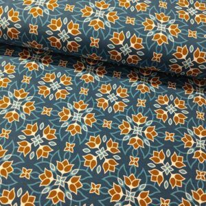 BOMULDSJERSEY - COZY FOREST, BLUE