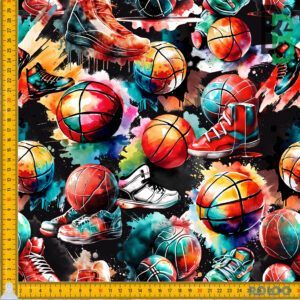 FRENCH TERRY - BASKET BALL