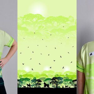 BOMULDSJERSEY - WILD SHADOWS, JUNGLE 90 * 150