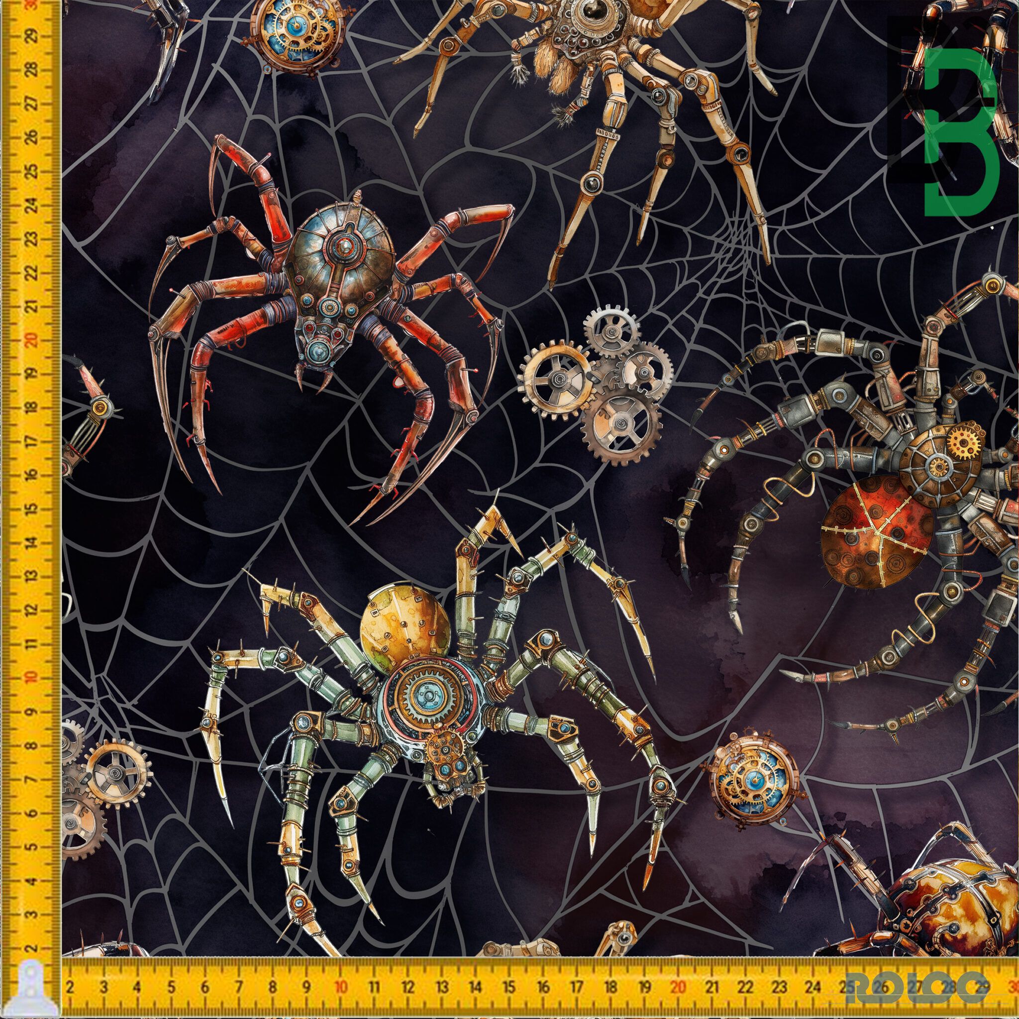 FRENCH TERRY - STEAMPUNK SPIDER