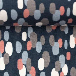 BOMULDSJERSEY - MARVELOUS DASHES, BLÅ