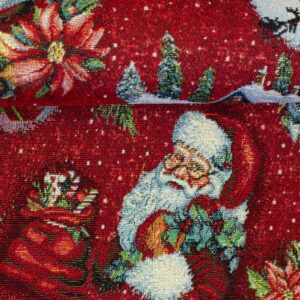 GOBELINE - JULEMAND RØD MED LUREX