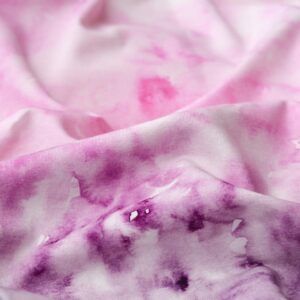 BOMULDSJERSEY - GRADIENT WATERCOLOR, PINK
