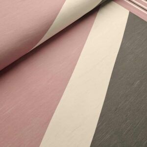 FRENCH TERRY - COLOR BLOCKING - LYSERØD - 1M PANEL