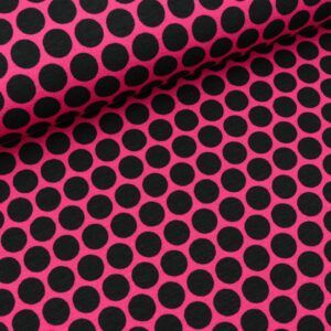 FRENCH TERRY - LOTS OF DOTS, PINK