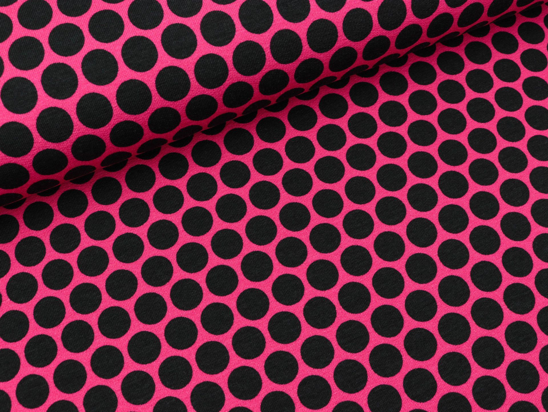 FRENCH TERRY - LOTS OF DOTS, PINK