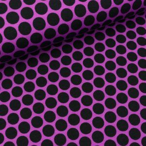 FRENCH TERRY - LOTS OF DOTS, LILLA