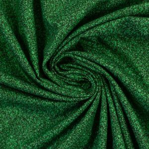 BOMULD -  "GLITTER" GRØN