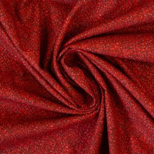 BOMULD -  "GLITTER" RØD