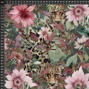 VISKOSEJERSEY - HEIDING LEOPARD