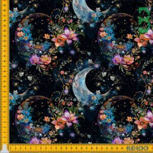 FRENCH TERRY - MOON FLOWER