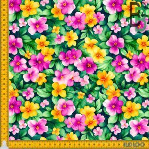 BOMULDSJERSEY - SUMMER FLOWER