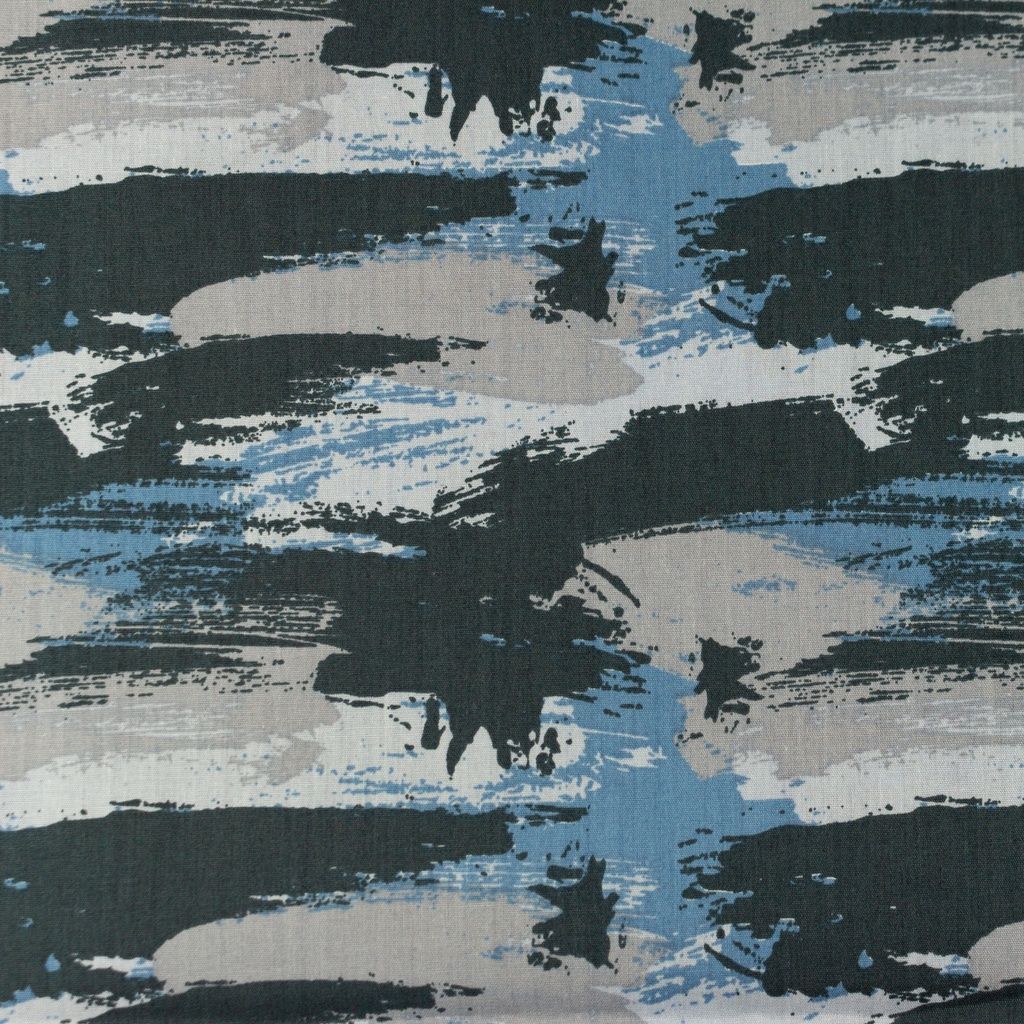 BOMULD - POPLIN - Graffiti Camouflage - JEANS