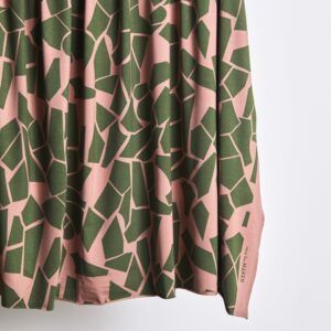 VISKOSEJERSEY - ODD PUZZLE OLD ROSE/KHAKI