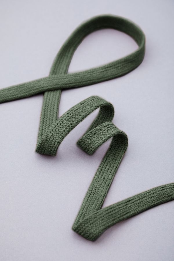 FLAD ANORAKSNOR - 10 MM - GREEN KHAKI