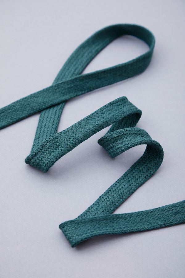 FLAD ANORAKSNOR - 10 MM - BOTTLE GREEN