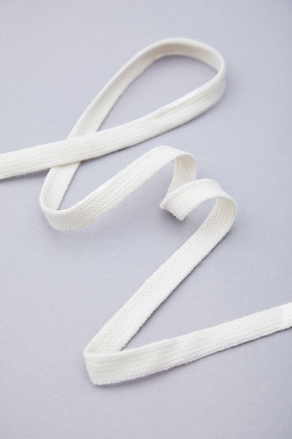 FLAD ANORAKSNOR - 10 MM - CREAMY WHITE
