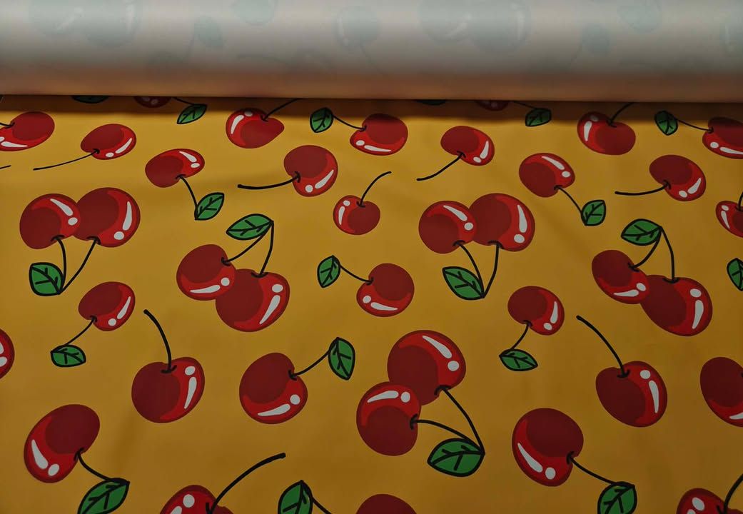 REGNTØJSSTOF - CHERRY