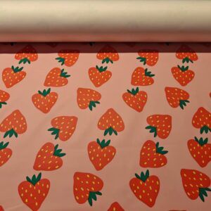 REGNTØJSSTOF - JORDBÆR