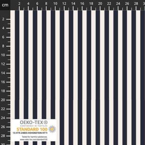 BOMULDSJERSEY - STRIPES NAVY