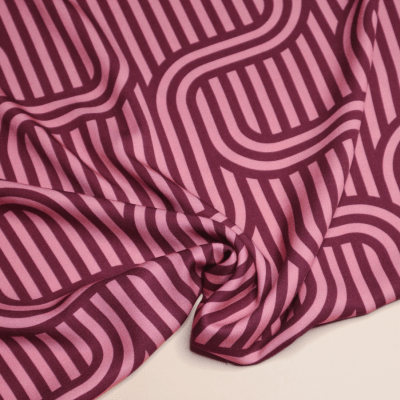 VISKOSE - ZIGGY ROUGE - Twill