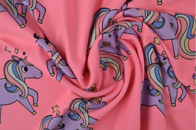 LYCRA TRÆNINGS + BADETØJ - PURPLE UNICORN - UV50 - Billede 2
