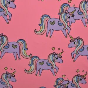 LYCRA TRÆNINGS + BADETØJ - PURPLE UNICORN - UV50