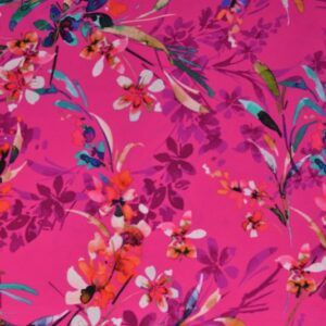 LYCRA TRÆNINGS + BADETØJ - PINK FLOWERS - UV50