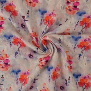 BRODERI ANGLAISE - FLOWER, PURPLE