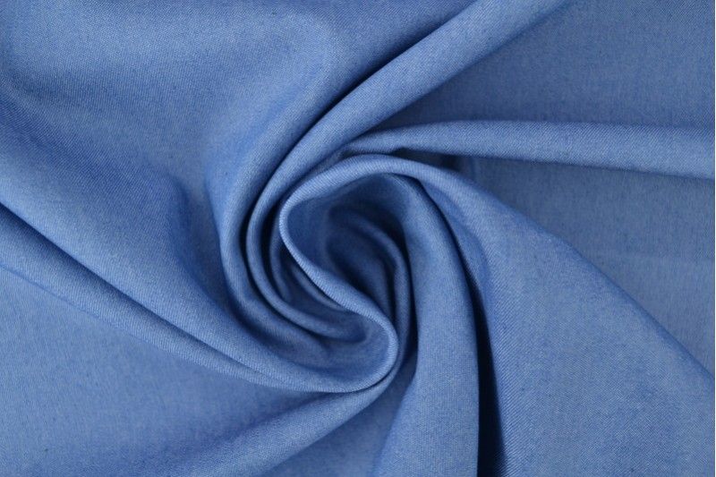 DENIM CHAMBRAY WASHED - BLUE