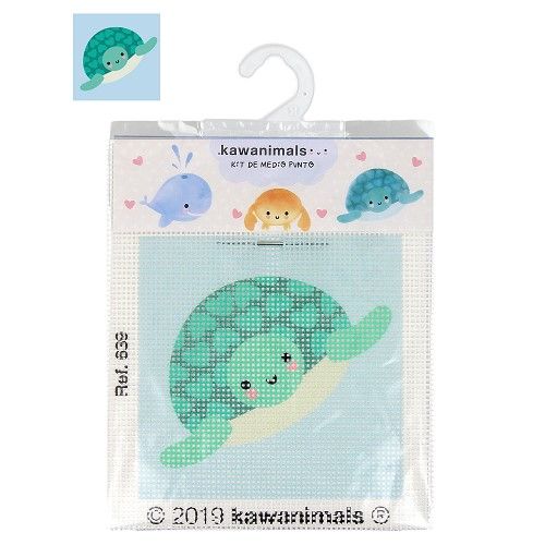 BRODERI KIT - SKILDPADDE