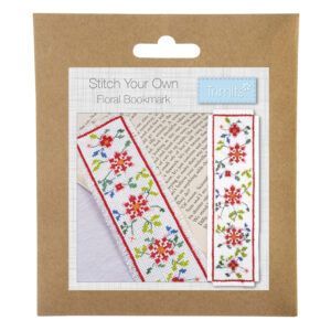 BRODERI KIT - BOOKMARK - FLORAL