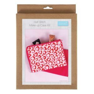 BRODERI KIT - MAKEUP POUCH - LOVE LEOPARD