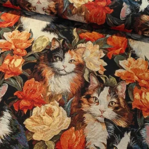GOBELINE - KATTE & BLOMSTER
