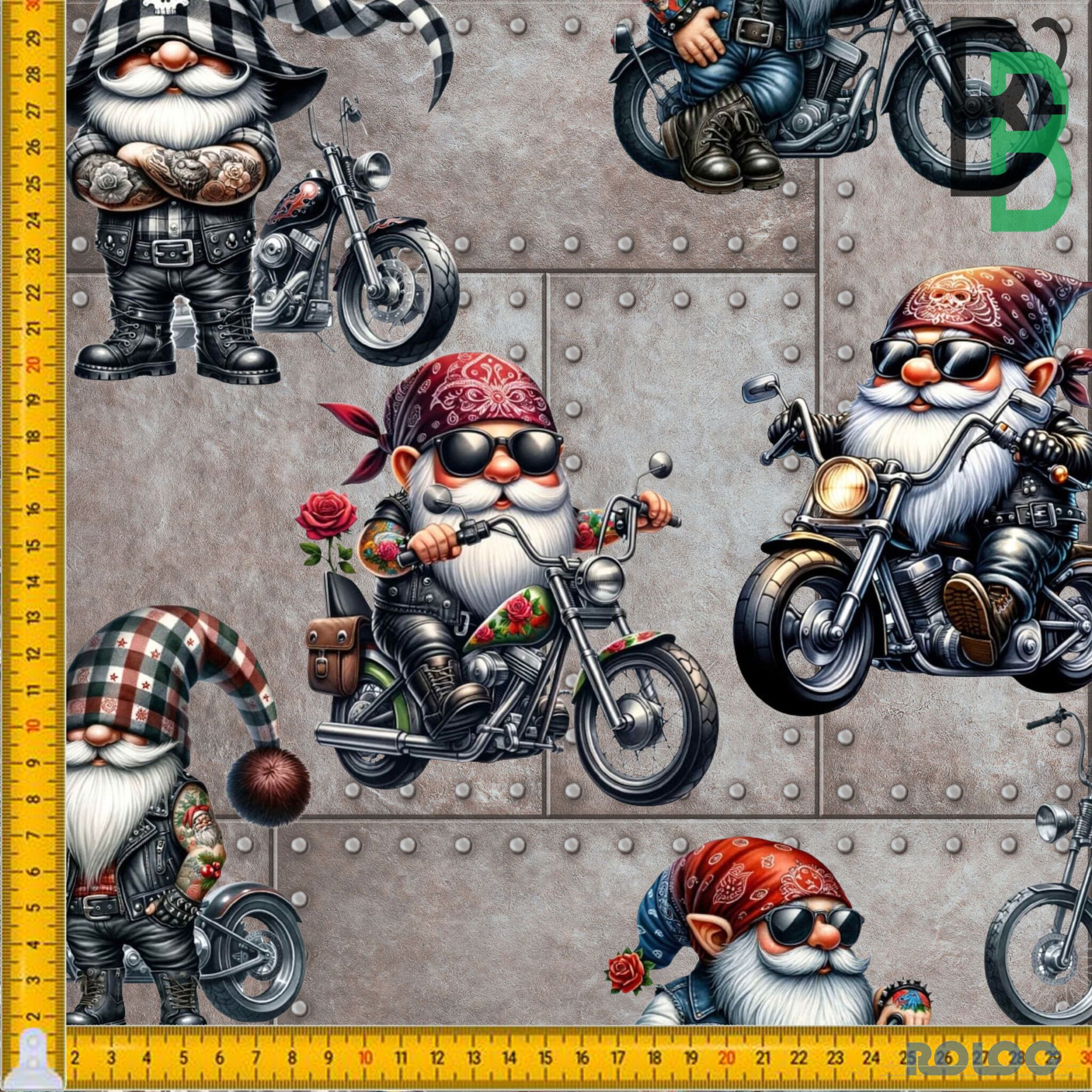 FRENCH TERRY - BIKERGNOMES