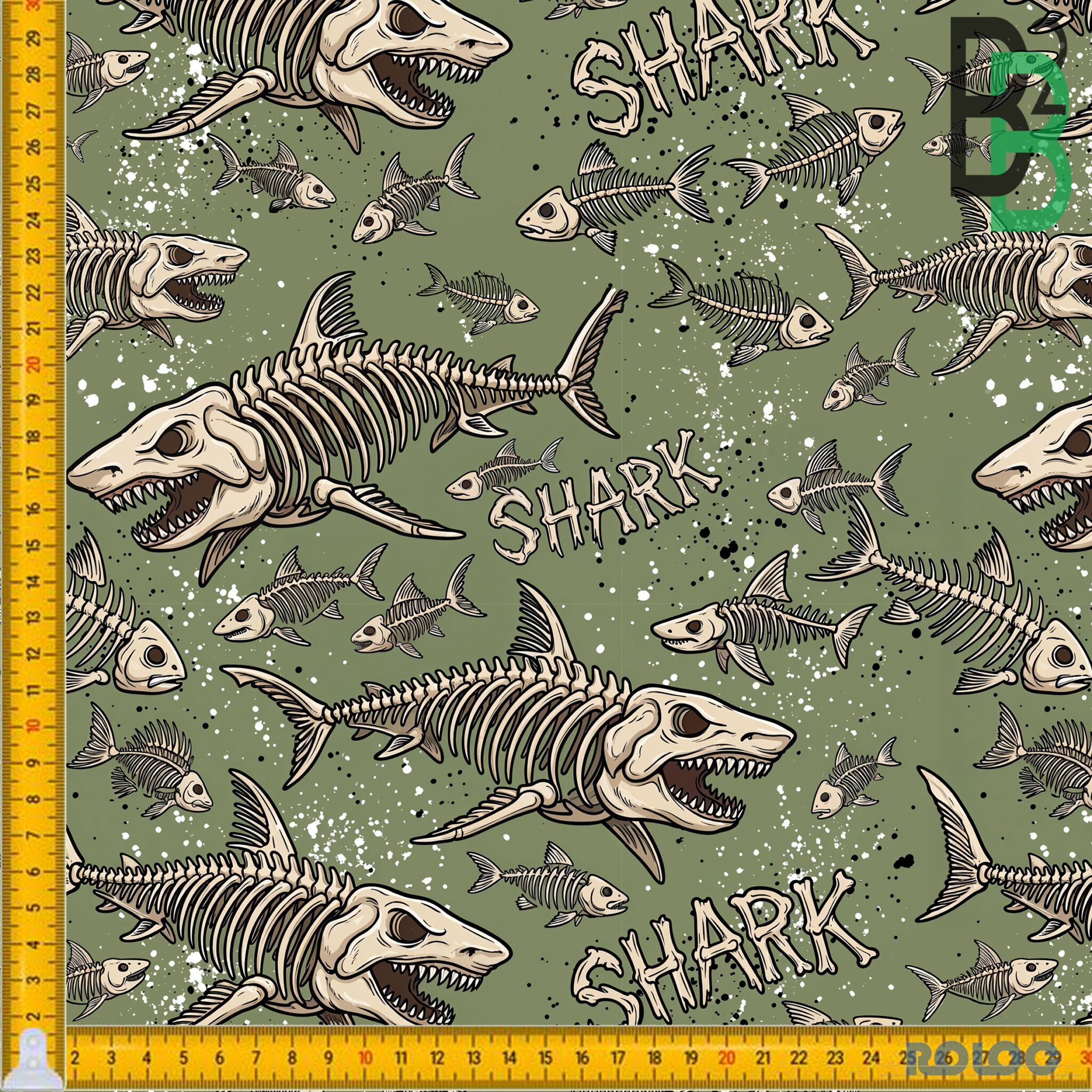 FRENCH TERRY - BONE SHARK
