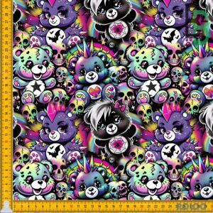 FRENCH TERRY - GOTH BEARS