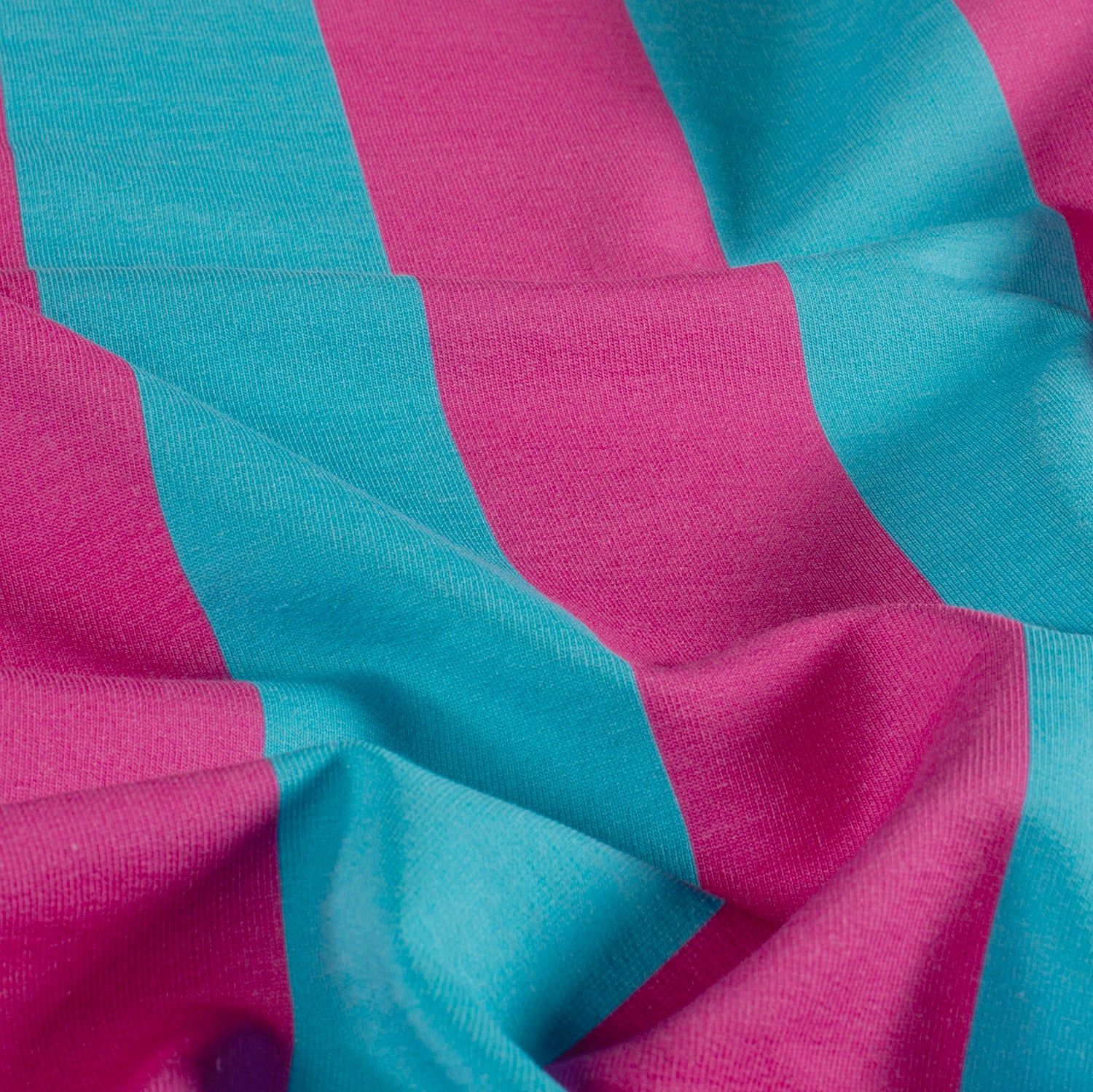 FRENCH TERRY – LEOPARD BLÅ/PINK - Billede 2