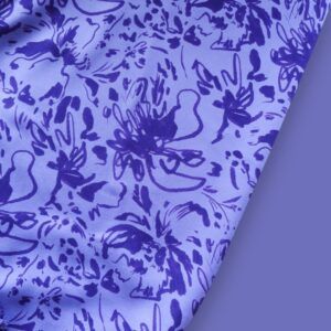 VISCOSE TWILL - LYDIA - VIOLET BLUE