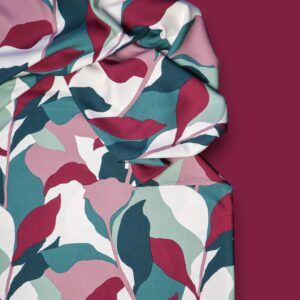 VISCOSE CREPE - BOUQUET - GREEN