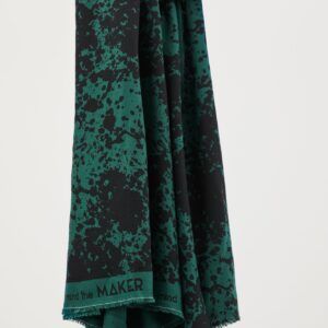 VISCOSE CREPE - SHADOW - BOTTLE GREEN