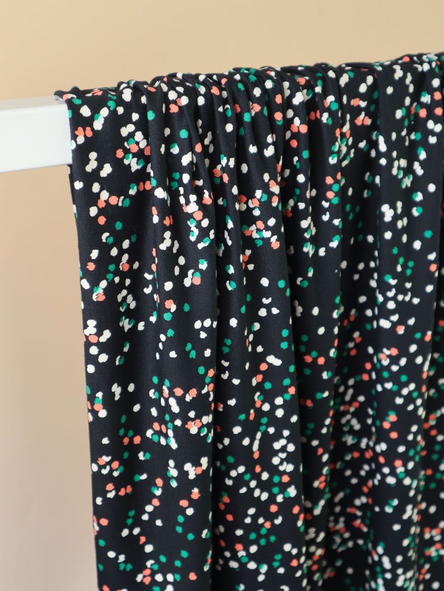 VISCOSE JERSEY - VALO - BLACK