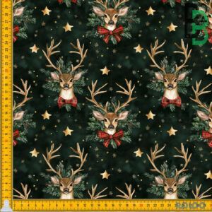BOMULDSJERSEY - Christmas Deer - FORUDBESTILLING