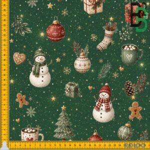 BOMULDSJERSEY - RR Juleprint - FORUDBESTILLING