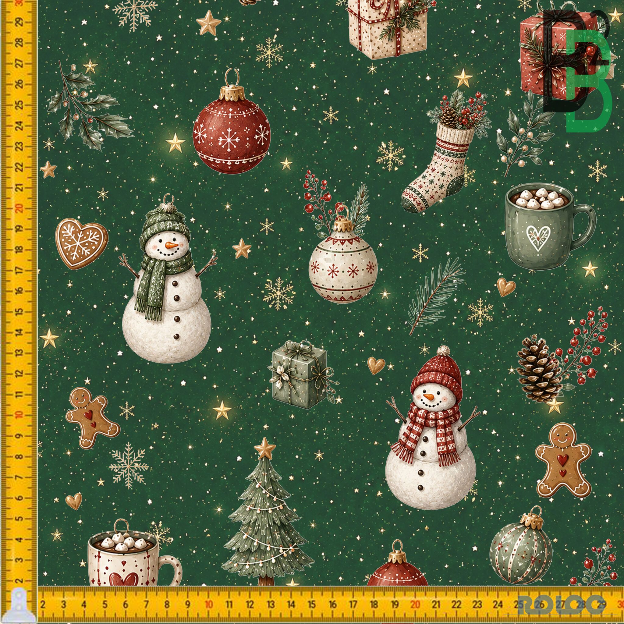 BOMULDSJERSEY - RR Juleprint - FORUDBESTILLING
