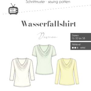 Fadenkäfer - WASSERFALLSHIRT - DAME